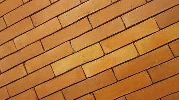 Natural brick wall pattern of red color, terracotta, Background of masonry for copy space photo