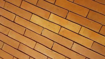 Natural brick wall pattern of red color, terracotta, Background of masonry for copy space photo