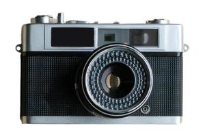 5099 clásico cámara aislado en un transparente antecedentes foto