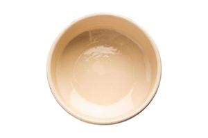5094 Beige bowl isolated on a transparent background photo