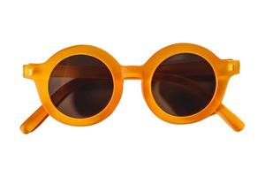 4277 naranja Gafas de sol aislado en un transparente antecedentes foto