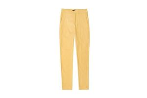 6164 Yellow pants isolated on a transparent background photo