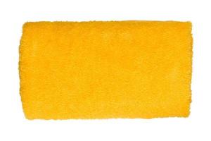 6082 amarillo toalla aislado en un transparente antecedentes foto