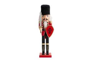 6533 Red nutcracker isolated on a transparent background photo