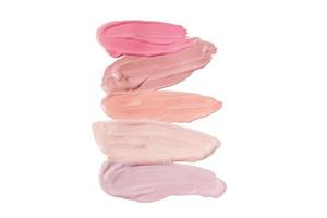 1476 Pink cream makeup isolated on a transparent background photo