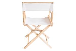 243 White chair isolated on a transparent background photo