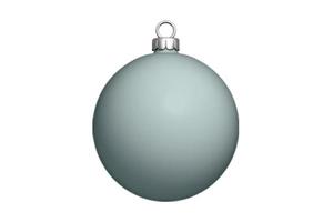 1229 Green christmas ball isolated on a transparent background photo