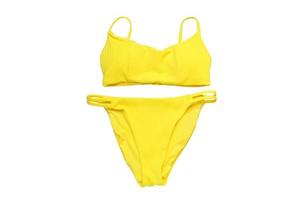 6280 yellow swimwear isolated on a transparent background photo