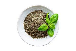 3254 basil isolated on a transparent background photo