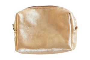 4852 Golden bag isolated on a transparent background photo