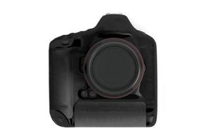 3624 Black professional camera isolated on a transparent background photo