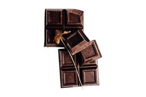 5212 Chocolate bar isolated on a transparent background photo