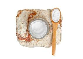 2266 Toast with cream isolated on a transparent background photo