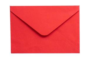 1535 Red envelope isolated on a transparent background photo