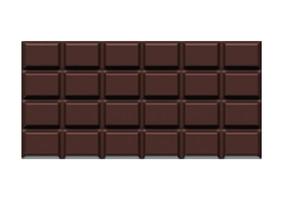 2319 Slash of chocolate isolated on a transparent background photo