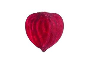 3525 Half beetroot isolated on a transparent background photo