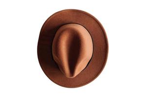 3983 Brown hat isolated on a transparent background photo