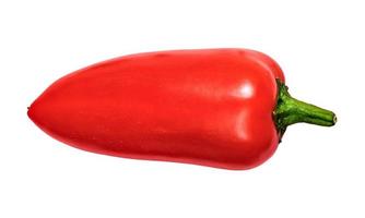 501 Red pepper isolated on a transparent background photo