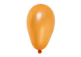 2514 Orange balloons isolated on a transparent background photo