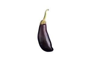 3208 Eggplant isolated on a transparent background photo