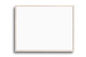 122 Beige landscape picture frame mockup isolated on a transparent background photo