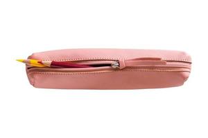 3773 Pink pen case isolated on a transparent background photo