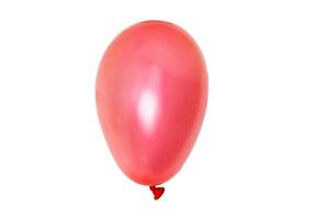 2520 Red balloons isolated on a transparent background photo