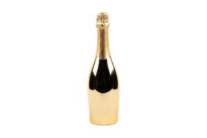 4851 Champagne bottle isolated on a transparent background photo