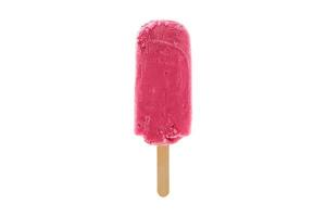 7297 Pink ice popsicle isolated on a transparent background photo