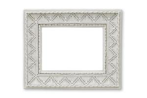 549 White picture frame isolated on a transparent background photo