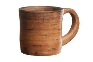 6375 Brown mug isolated on a transparent background photo