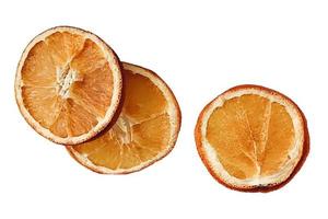 400 Dried orange fruit slices isolated on a transparent background photo