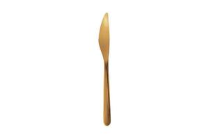 4962 Golden knife isolated on a transparent background photo