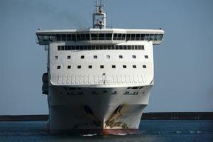 cruise ship prow bow detail photo