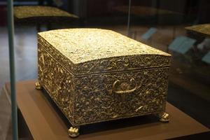 gold renaissance coffer treasure box photo