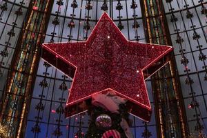 Paris Christmas tree decoration detail photo