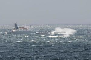 Ship in the tempest photo