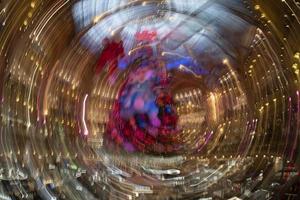 PARIS, FRANCE - NOVEMBER 20 2021 - Xmas Tree in Galeries La Fayette photo