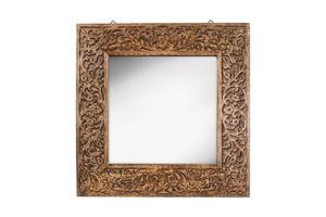 144 Brown mirror isolated on a transparent background photo