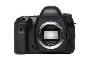 3701 Black camera isolated on a transparent background photo