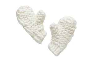 4996 White gloves isolated on a transparent background photo