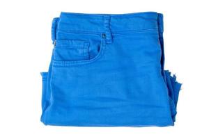 6180 Blue pants isolated on a transparent background photo