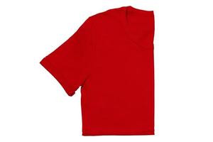 4807 Red shirt isolated on a transparent background photo