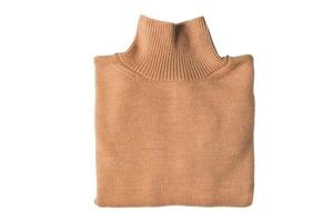 6107 Brown sweater isolated on a transparent background photo