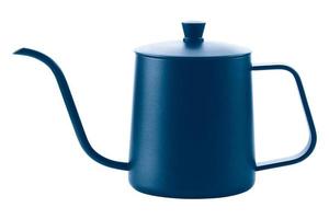 1610 Blue teapot isolated on a transparent background photo