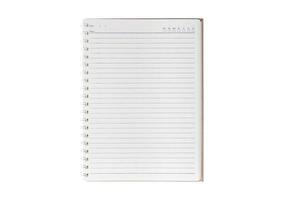 2012 Notebook isolated on a transparent background photo