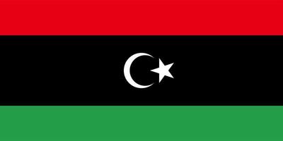 Flag of Libya on a textured background. Concept collage. photo