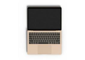 2755 Macbook computer isolated on a transparent background photo