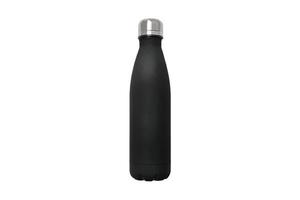 1107 Black bottle isolated on a transparent background photo