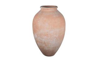 1616 Biege vase isolated on a transparent background photo